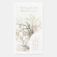 Boho Pampas Blush White Eucalyptus Fête des mariée