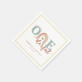 Serviette En Papier Boho Rainbow Onederday Napkins - Watercol (Coin)