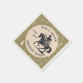 Serviette En Papier Boho Ranch Mariage Cowboy Papier Cocktail Napkin (Coin)