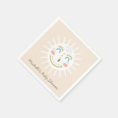 Serviette En Papier Boho Ray of Sunshine avec texte (Coin)