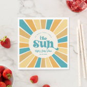 Serviette En Papier Boho Sun Baby shower papier serviettes (En situation)