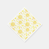Serviette En Papier Boho Sunshine Anniversaire des serviettes de fête (Coin)