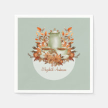 Boho Terracotta Sage Tea Party Floral TOUT ÉVÉNEME