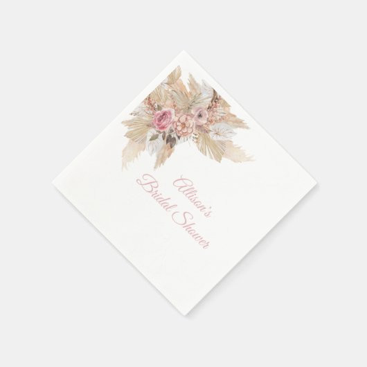 Serviette En Papier Boho Thème Cocktail personnalisé serviettes (Coin)