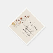 Serviette en papier Boho Tiny Wildflower pour la f (Coin)