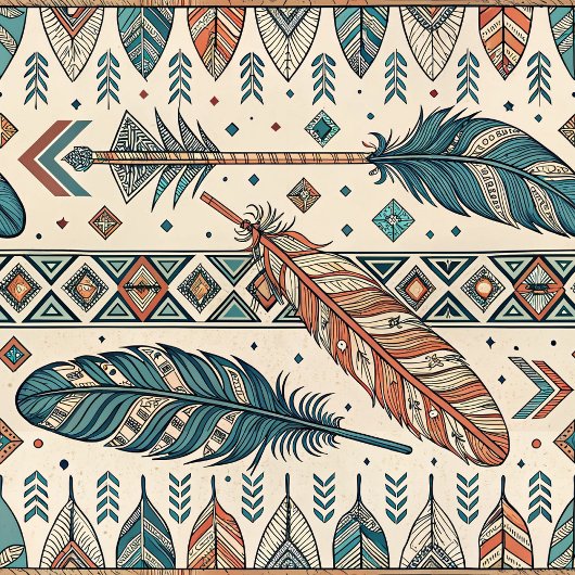 Serviette En Papier Boho Tribal Napkins Personalized Pastel Tableware