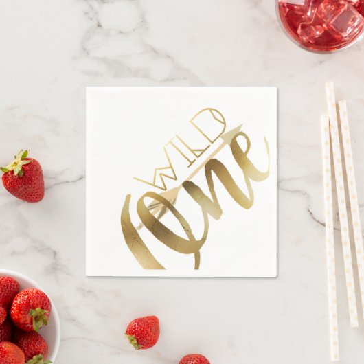 Serviette En Papier Boho Wild One | Première fête d'anniversaire (En situation)