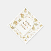 Serviette En Papier Boho Woodland Wild One Birthday (Coin)