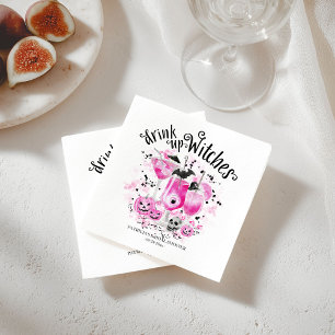 Serviette En Papier Boire des sorcières Cocktail Halloween Fête des ma
