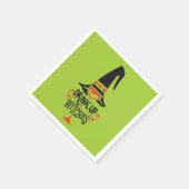 Serviette En Papier Boire des sorcières | Halloween (Coin)