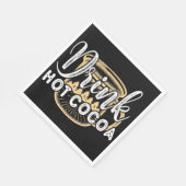 Serviette En Papier Boire du cacao chaud (Coin)