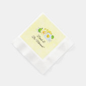 Serviette En Papier Boire et être marié Réception de mariage (Coin)
