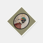 Serviette En Papier Bois (Coin)