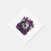 Serviette En Papier Bois de champignons Whimsigoth Witchy sérigraphie (Coin)