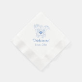 Serviette En Papier Bois sur moi ! Mariage de boîte (Coin)