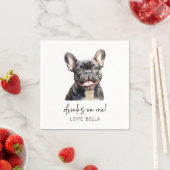 Serviette En Papier Bois Sur Moi ! Mariage de chien de chien de taurea (En situation)