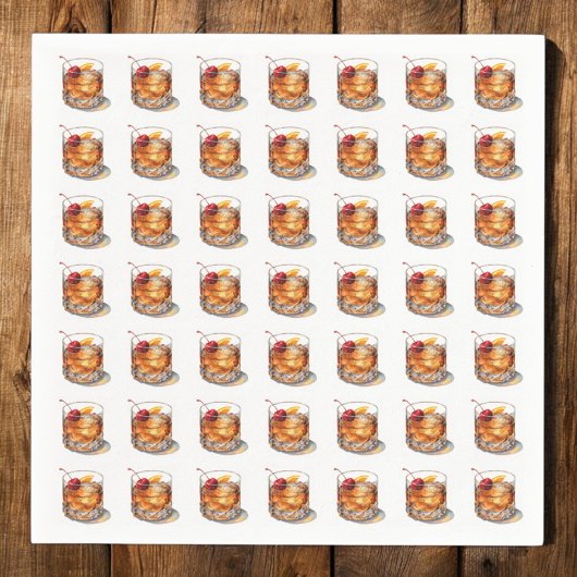 Serviette En Papier Boisson à l'ancienne