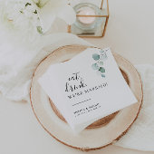 Serviette En Papier Boisson classique Nous sommes mariés Mariage