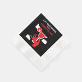 Serviette En Papier Boisson Cocktail Cosmopolite (Coin)