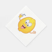 Serviette En Papier Boisson de citron juteux (Coin)