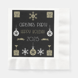 Serviette En Papier Boisson de Noël Art nouveau