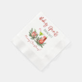 Serviette En Papier Boisson de Noël Making Spirits Bright festive (Coin)