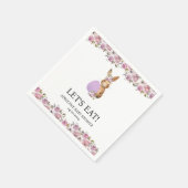 Serviette En Papier Boisson de Pâques Baby Shower (Coin)