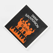 Serviette En Papier Boisson de vin Sauvignon Blanc (Coin)