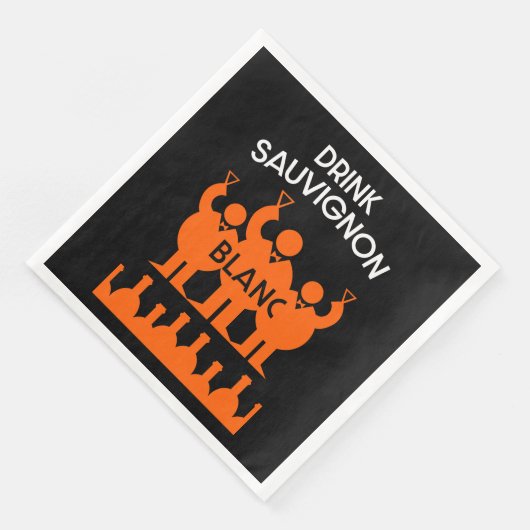 Serviette En Papier Boisson de vin Sauvignon Blanc (Coin)