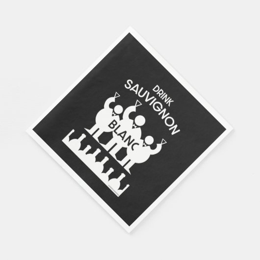 Serviette En Papier Boisson de vin Sauvignon Blanc (Coin)