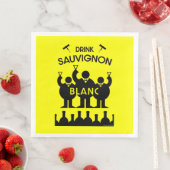 Serviette En Papier Boisson de vin Sauvignon Blanc (En situation)