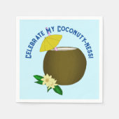 Serviette En Papier Boisson tropicale à la noix de coco (Devant)