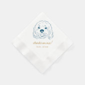 Serviette En Papier Boissons de Me Pet Mariage serviettes (Coin)