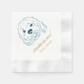 Serviette En Papier Boissons de Me Pet Mariage serviettes (Devant)