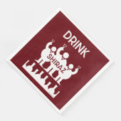 Serviette En Papier Boissons de vins de Shiraz (Coin)
