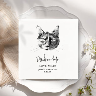 Serviette En Papier Boissons Personnalisées Pour Animaux De Compagnie
