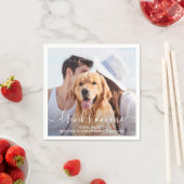 Serviette En Papier Boissons Photo Moderne Personnalisées Sur Moi Chie (En situation)