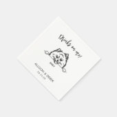 Serviette En Papier Boissons simples sur moi mignon Mariage de chien d (Coin)