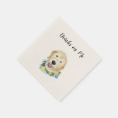 Serviette En Papier Boissons sur mes serviettes (Golden Doodle) (Coin)