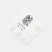 Serviette En Papier Boissons Sur Moi Animaux Personnalisés Mariage Des (Coin)