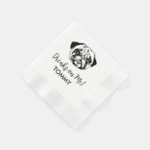Serviette En Papier BOISSONS SUR MOI Cocktail Carlin serviettes (Coin)