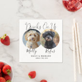 Serviette En Papier Boissons sur nous Fun Animaux Mariage Photos (En situation)