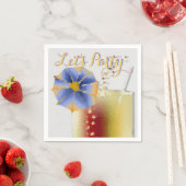 Serviette En Papier Boissons tropicales (En situation)