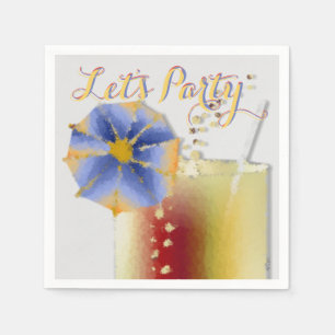 Serviette En Papier Boissons tropicales