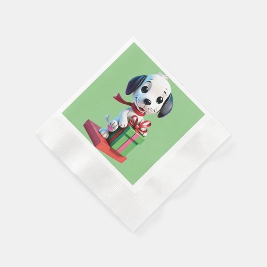 Serviette En Papier Boîte à cadeaux Snoopy (Coin)