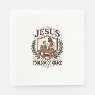Serviette En Papier Boîte à outils de Jésus de la grâce Boîte à outils