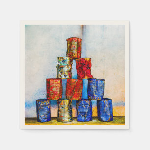 Serviette En Papier Boites À Soupe - Après Le Déjeuner