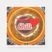 Serviette En Papier bol pour chili (Devant)