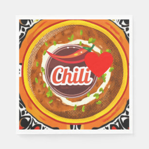 Serviette En Papier bol pour chili