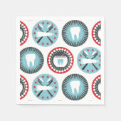 Serviette En Papier Bold Dentistry Pattern (Devant)